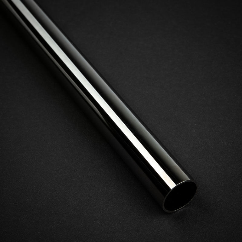 BitsPower None Chamfer Brass Hard Tubing 14mm OD, 500mm - Glossy Black