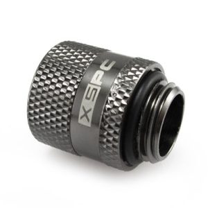 XSPC G1/4 Male to Female Rotary Fitting - Black Chrome : image 2