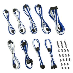 CableMod Classic ModMesh C-Series Corsair AXi, HXi and RM Cable Kit - White / Blue