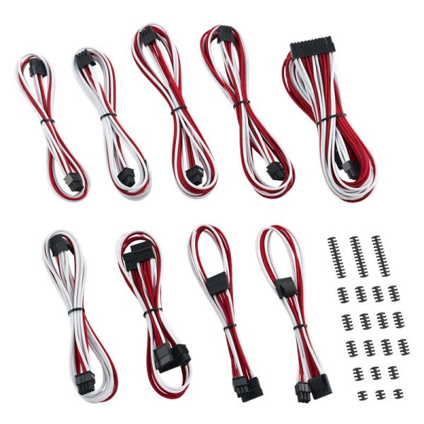 CableMod Classic ModMesh RT-Series Cable Kit ASUS ROG / Seasonic – white / red