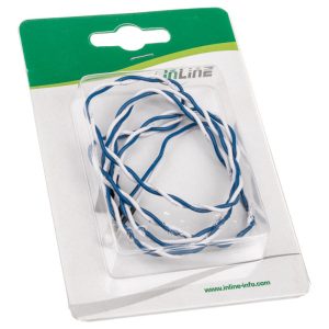 InLine HDD-LED / Power-LED for mainboard connection, blue - 80cm