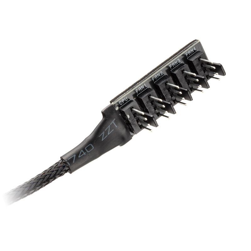 Akasa FLEXA FP5H PWM Splitter Hub - black
