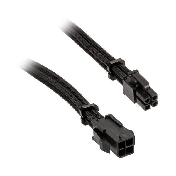 BitFenix Alchemy 4-pin ATX12V extension cable, 45 cm, sleeved – black