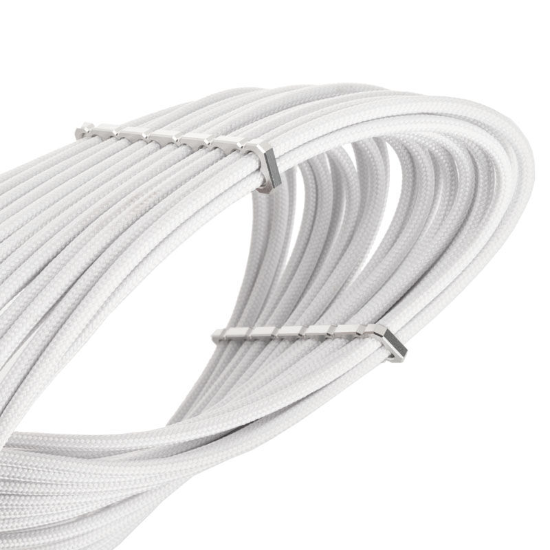 BitFenix Alchemy 4-pin ATX12V extension cable, 45 cm, sleeved - white