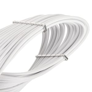 BitFenix Alchemy 6-pin PCIe extension cable, 45 cm, sleeved - white