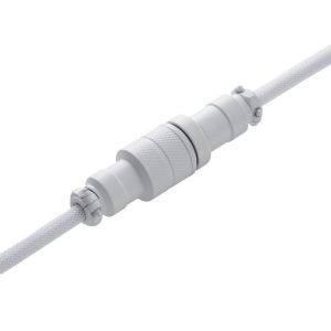 CableMod Pro Coiled Keyboard Cable USB-C to USB Type A, Glacier White - 150cm