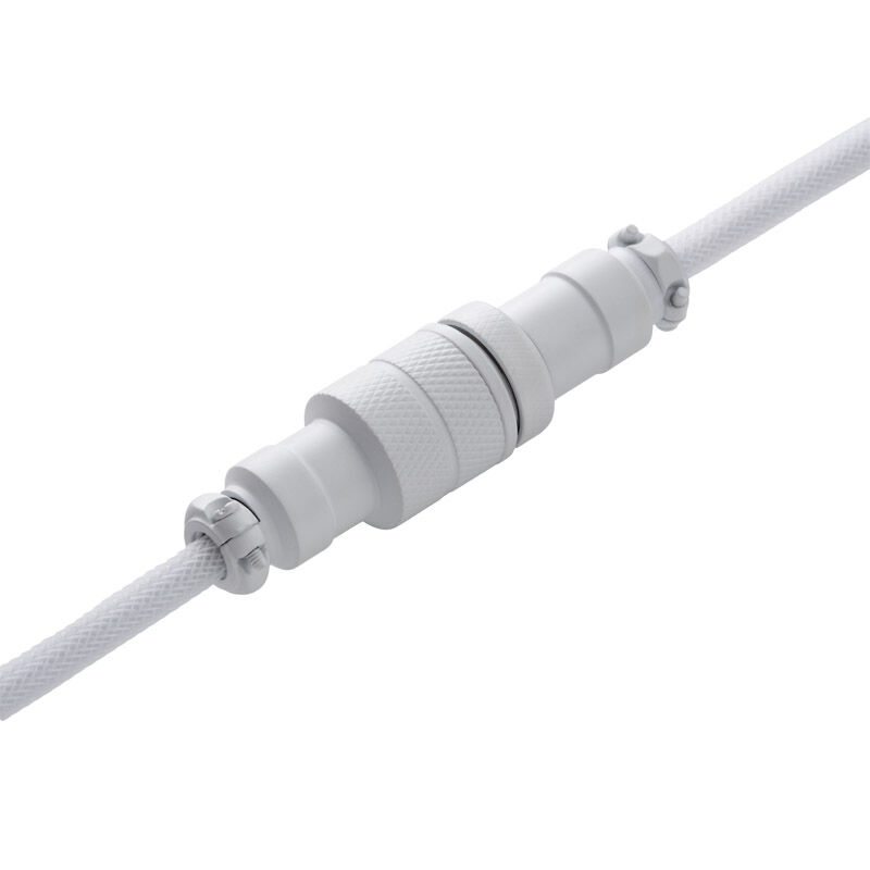 CableMod Pro Coiled Keyboard Cable USB-C to USB Type A, Glacier White - 150cm