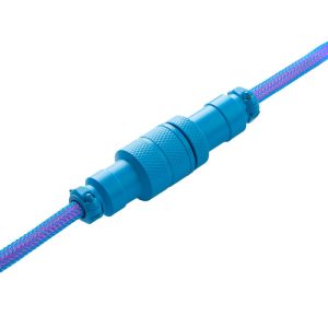 CableMod Pro Coiled Keyboard Cable USB-C to USB Type A, Galaxy Blue - 150cm