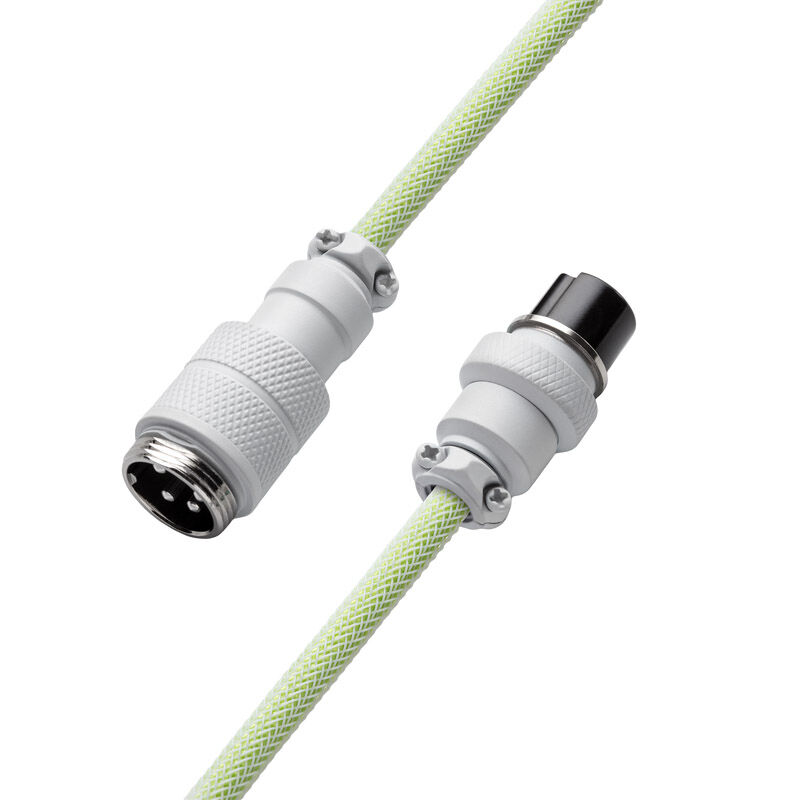 CableMod Pro Coiled Keyboard Cable USB-C to USB Type A, Lime Sorbet - 150cm