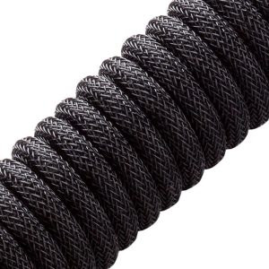 CableMod Classic Coiled Keyboard Cable USB-C to USB Type A, Midnight Black - 150cm : image 2