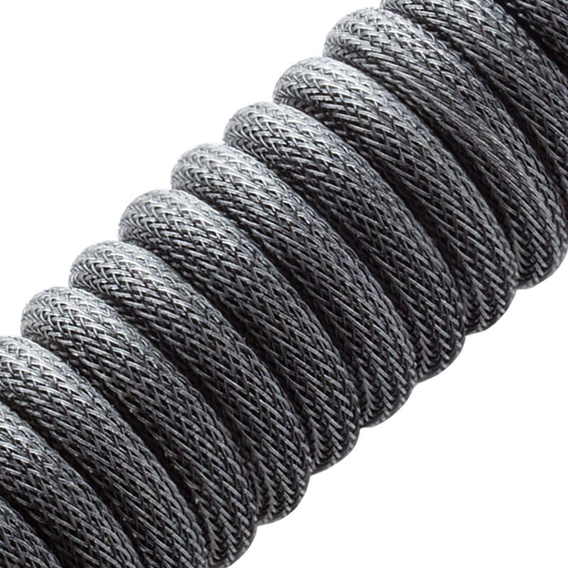 CableMod Classic Coiled Keyboard Cable USB-C to USB Type A, Carbon Gray - 150cm