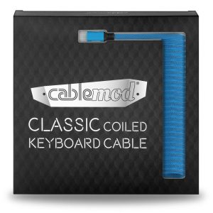 CableMod Classic Coiled Keyboard Cable USB-C to USB Type A, Spectrum Blue - 150cm : image 4