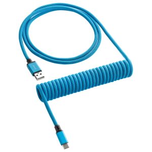 CableMod Classic Coiled Keyboard Cable USB-C to USB Type A, Spectrum Blue - 150cm : image 1