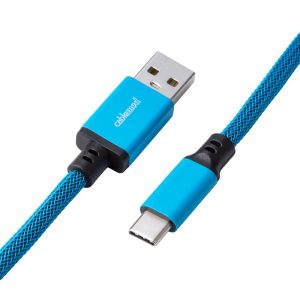 CableMod Classic Coiled Keyboard Cable USB-C to USB Type A, Spectrum Blue - 150cm : image 3
