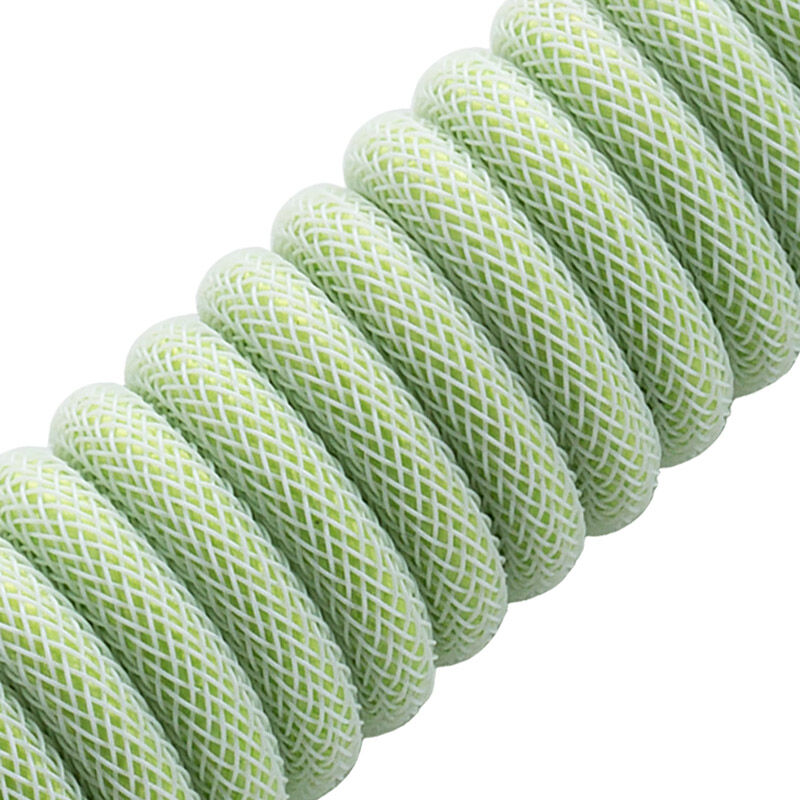 CableMod Classic Coiled Keyboard Cable USB-C to USB Type A, Lime Sorbet - 150cm : image 2