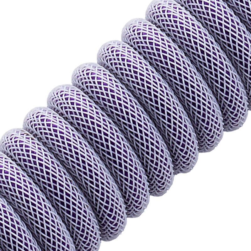 CableMod Classic Coiled Keyboard Cable USB-C to USB Type A, Rum Raisin - 150cm