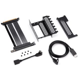 CableMod Vertical PCI-e Bracket PCI-e 4.0 Edition, HDMI + DisplayPort - black : image 2