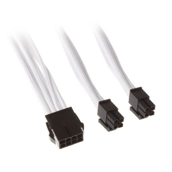 Silverstone 8-pin EPS on 4 +4- Pin-ATX/EPS – 300mm white