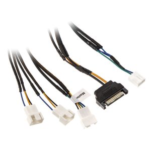 Akasa Flexa FP3S PWM Cable (3 Fans) - sleeved, 30cm : image 1