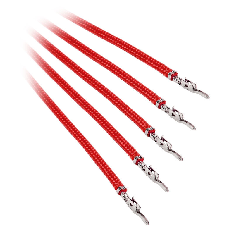 BitFenix Alchemy 2.0 PSU Cable, 5 x 40 cm - red