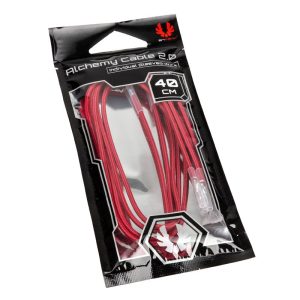 BitFenix Alchemy 2.0 PSU Cable, 5 x 40 cm - red