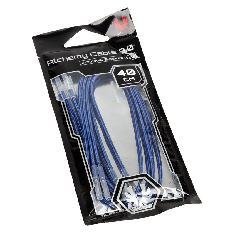 BitFenix Alchemy 2.0 PSU Cable, 5 x 40 cm - blue : image 4