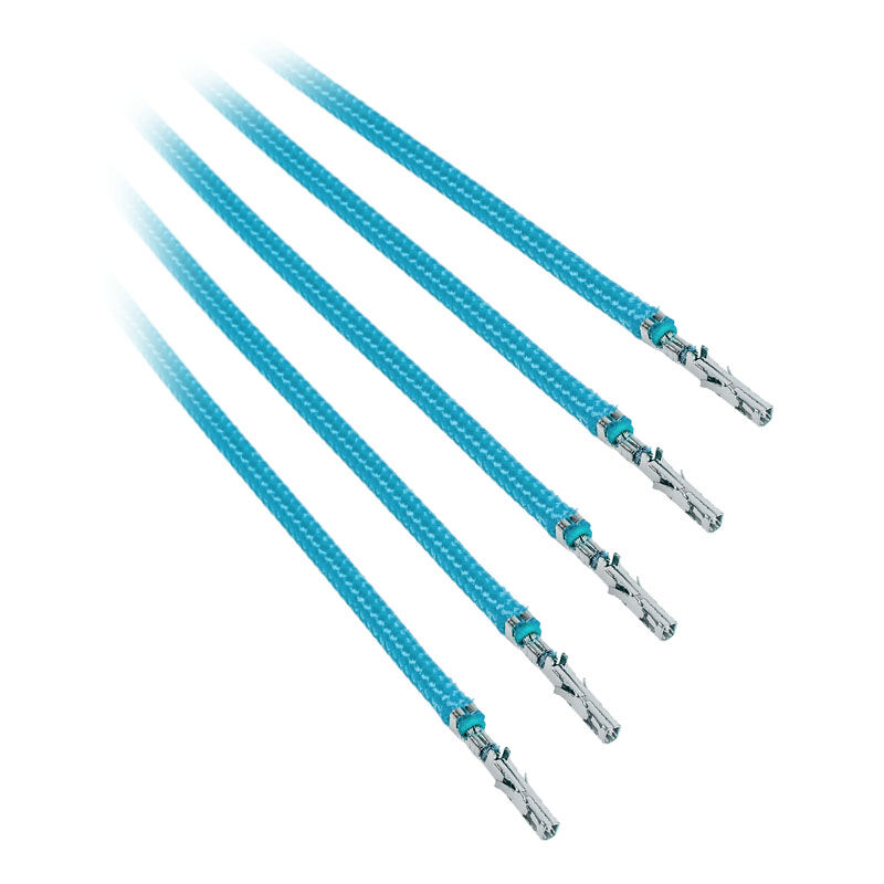 BitFenix Alchemy 2.0 PSU Cable, 5x 60cm - light blue