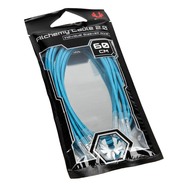 BitFenix Alchemy 2.0 PSU Cable, 5x 60cm - light blue