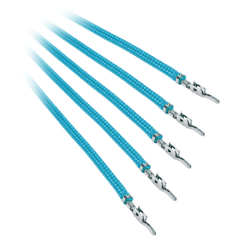 BitFenix Alchemy 2.0 PSU Cable, 5x 60cm - light blue