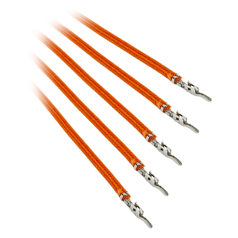 BitFenix Alchemy 2.0 PSU Cable, 5 x 40cm - orange