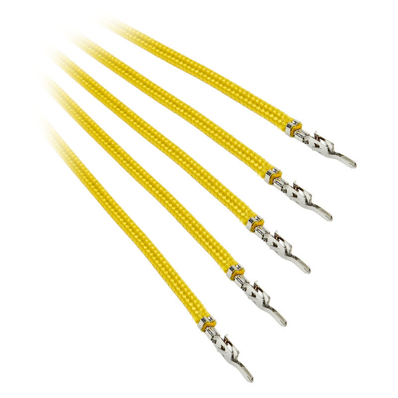 BitFenix Alchemy 2.0 PSU Cable, 5 x 40 cm - yellow