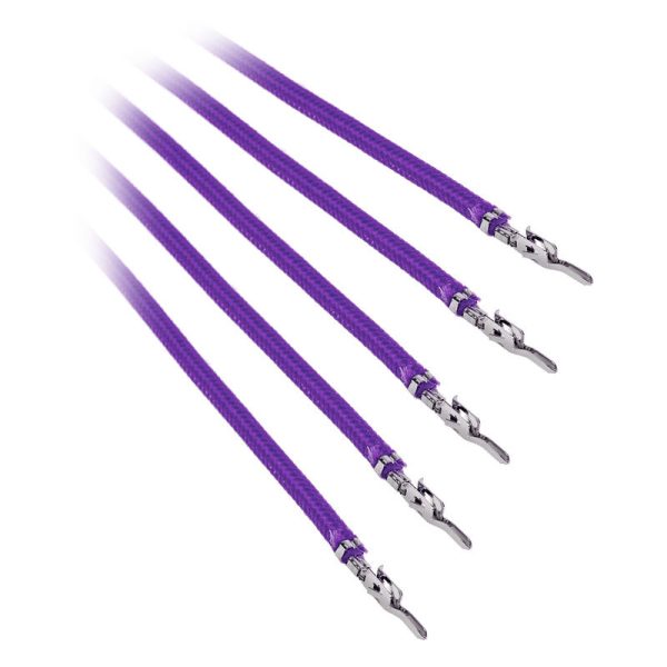 BitFenix Alchemy 2.0 PSU Cable, 5 x 40 cm – Purple
