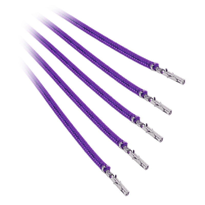BitFenix Alchemy 2.0 PSU Cable, 5 x 40 cm - Purple