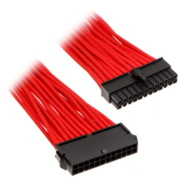 Phanteks 24-Pin ATX extension 50cm – sleeved red