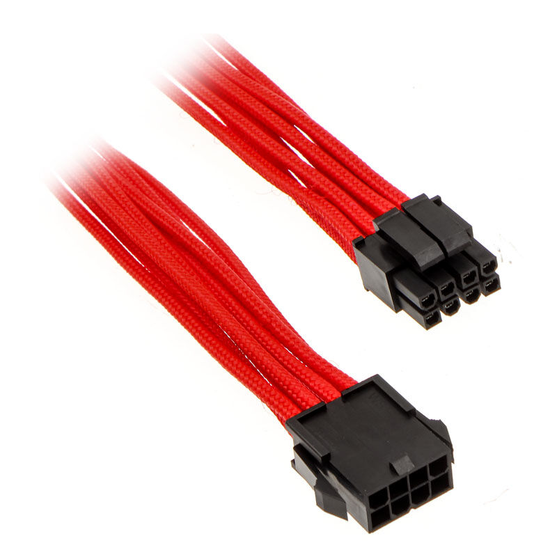 Phanteks 8-pin EPS12V extension 50cm - sleeved red : image 1