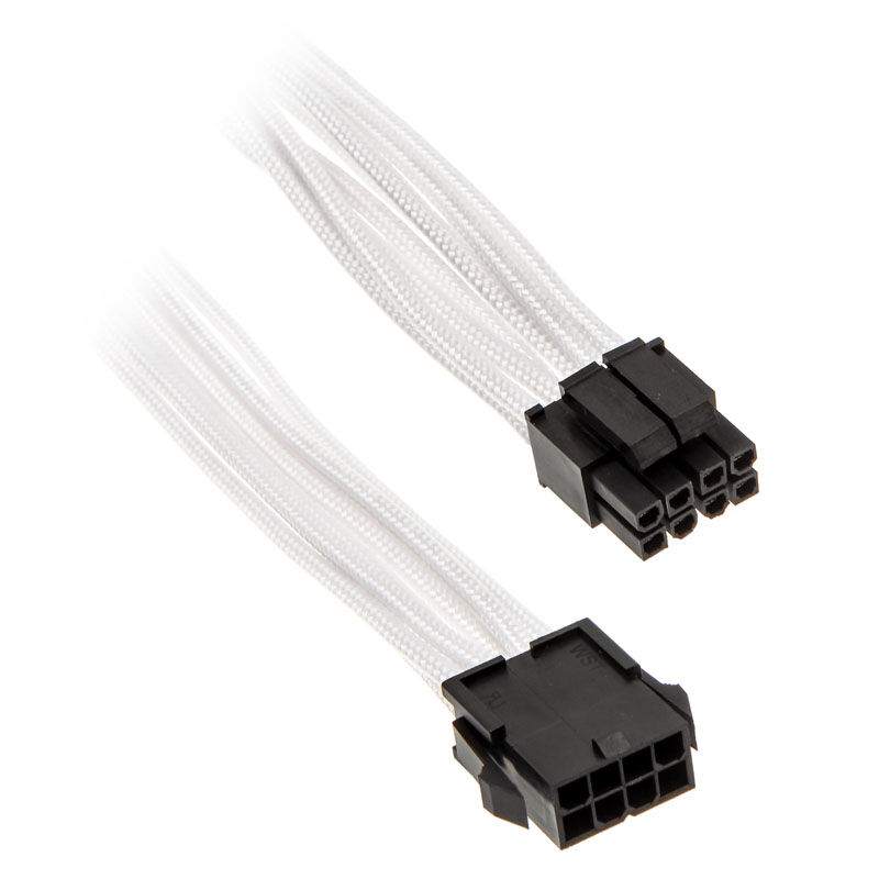 Phanteks 8-pin EPS12V extension 50cm - sleeved white : image 1