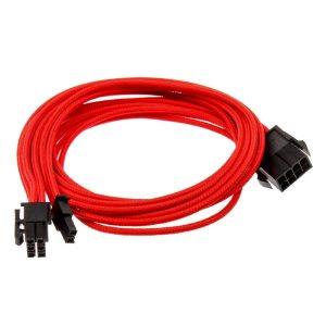 Phanteks 6 + 2-pin PCIe extension 50cm - sleeved red