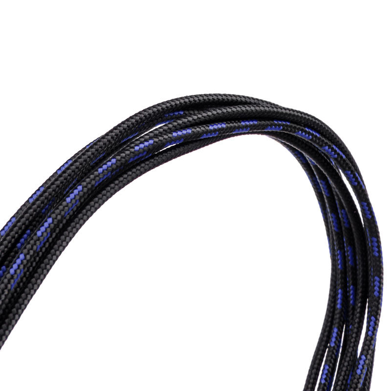 Phanteks Extension Cable Set, 500mm, S-Pattern - Black / Blue