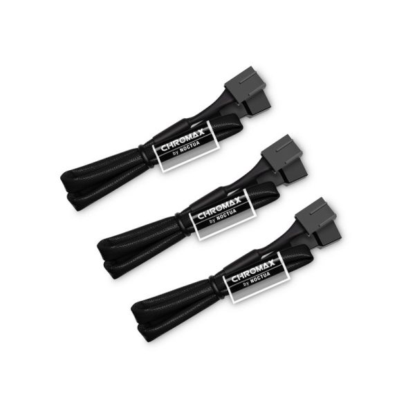 Noctua NA-SEC1 chromax.black fan extension cable set – black, 30 cm