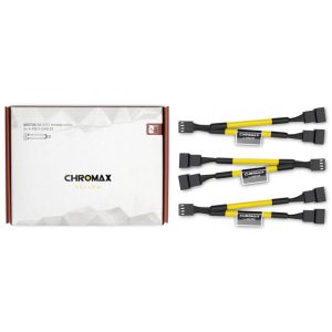 Noctua NA-SYC1 chromax.yellow Y-splitter cable set for fans - yellow