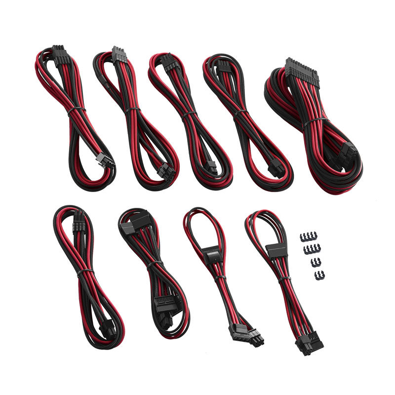 CableMod PRO ModMesh C-Series AXi, HXi and RM Cable Kit - Black / Red