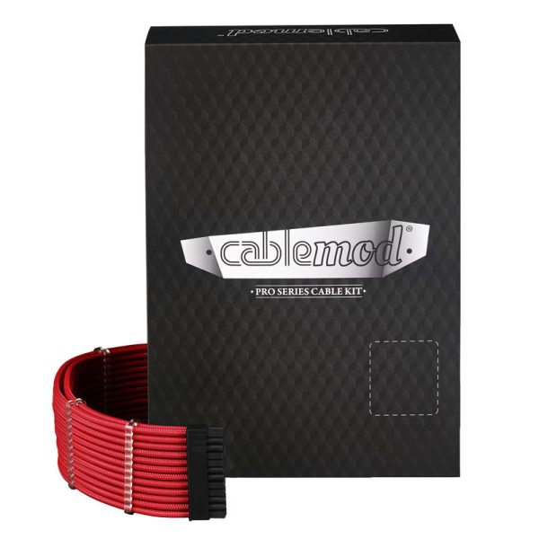 CableMod PRO ModMesh C-Series RMi and RMx Cable Kit – Red
