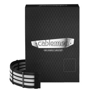 CableMod PRO ModMesh C-Series RMi and RMx Cable Kit - black / white : image 1