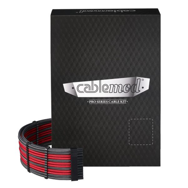 CableMod PRO ModMesh C-Series AXi, HXi and RM Cable Kit – carbon / red
