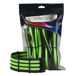 CableMod PRO ModMesh Cable Extension Kit - black / light green