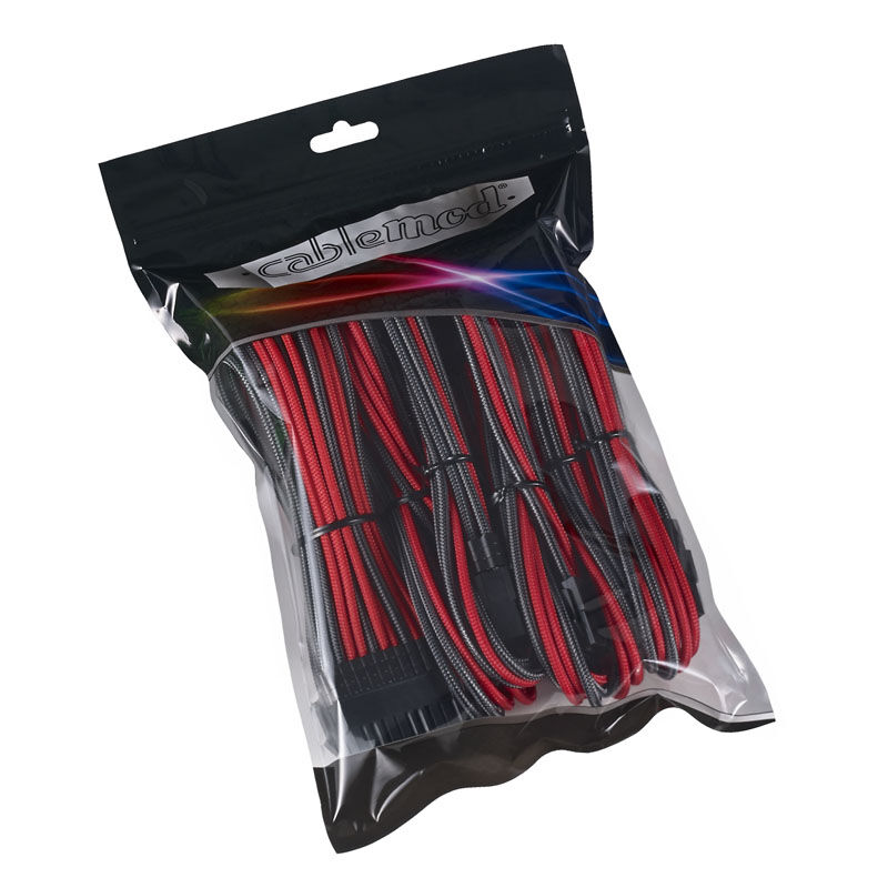 CableMod PRO ModMesh Cable Extension Kit - carbon / red