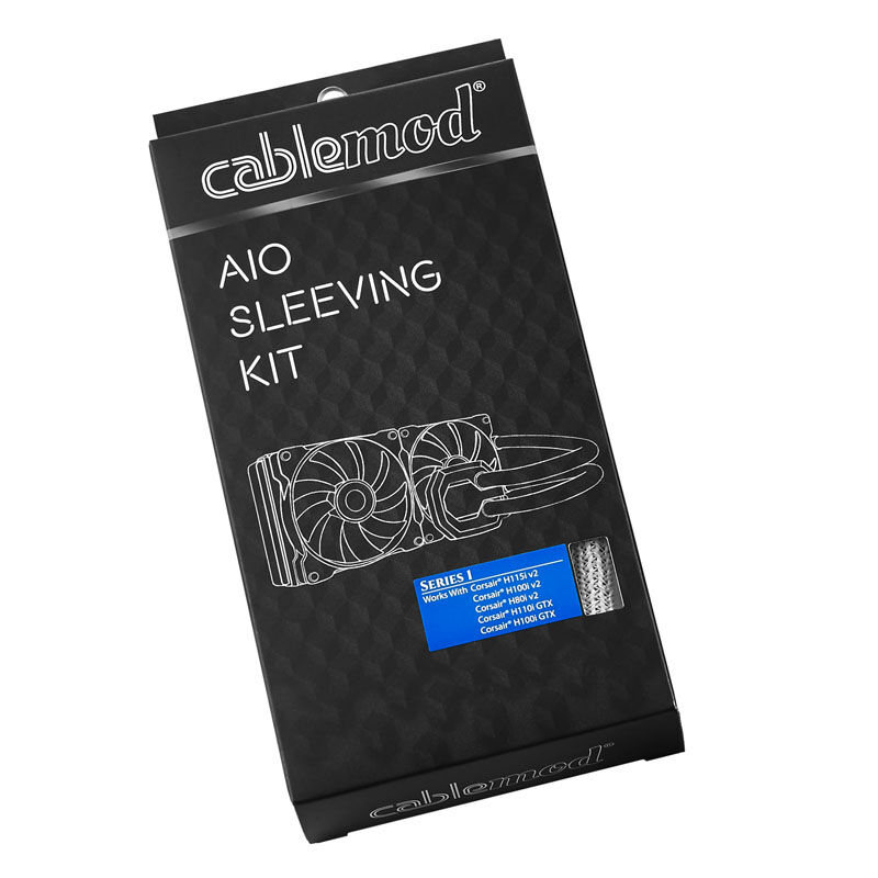 CableMod AIO Sleeving Kit Series 1 for Corsair Hydro Gen 2 - white