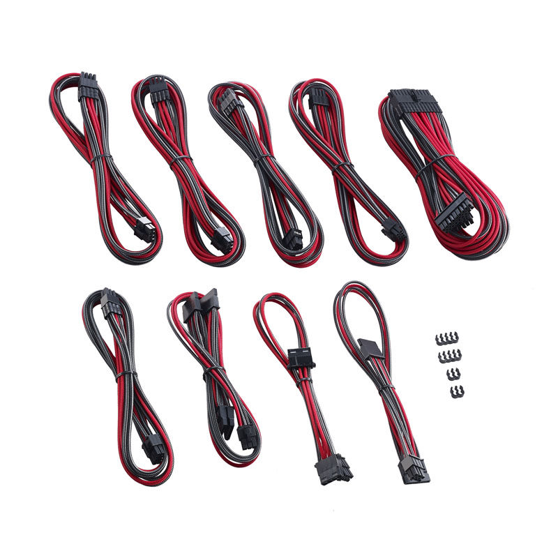 CableMod PRO ModMesh RT-Series ASUS ROG / Seasonic Cable Kits - carbon / red