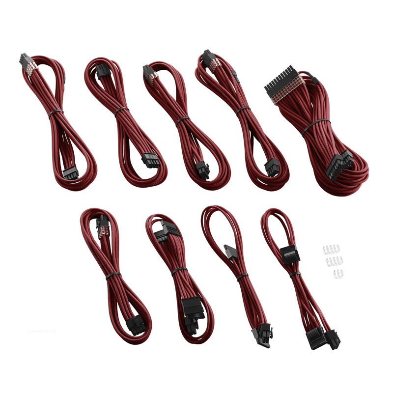 CableMod PRO ModMesh C-Series AXi, HXi and RM Cable Kit - Blood Red