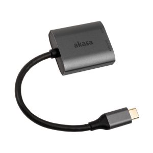 Akasa USB 3.2 Gen1 Type-C Dual Card Reader - silver